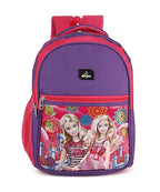 Printed School Bag for Kids 3 Compartment Backpack Colorful Cartoon Design for Boys & Girls
