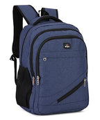 PVC Laptop Backpack | 30L Large Water-Resistant Bagpack with 4 Compartments | Solid Design for Office, College, Travel