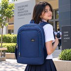 Classic Edge Casual Backpack – Navy
