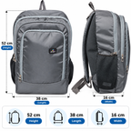 Classic Edge Casual Backpack – Grey