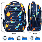 Galaxy Adventure School Backpack – Navy Blue