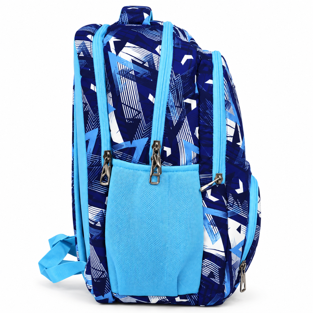 Dynamic Lines Stylish Backpack – Blue
