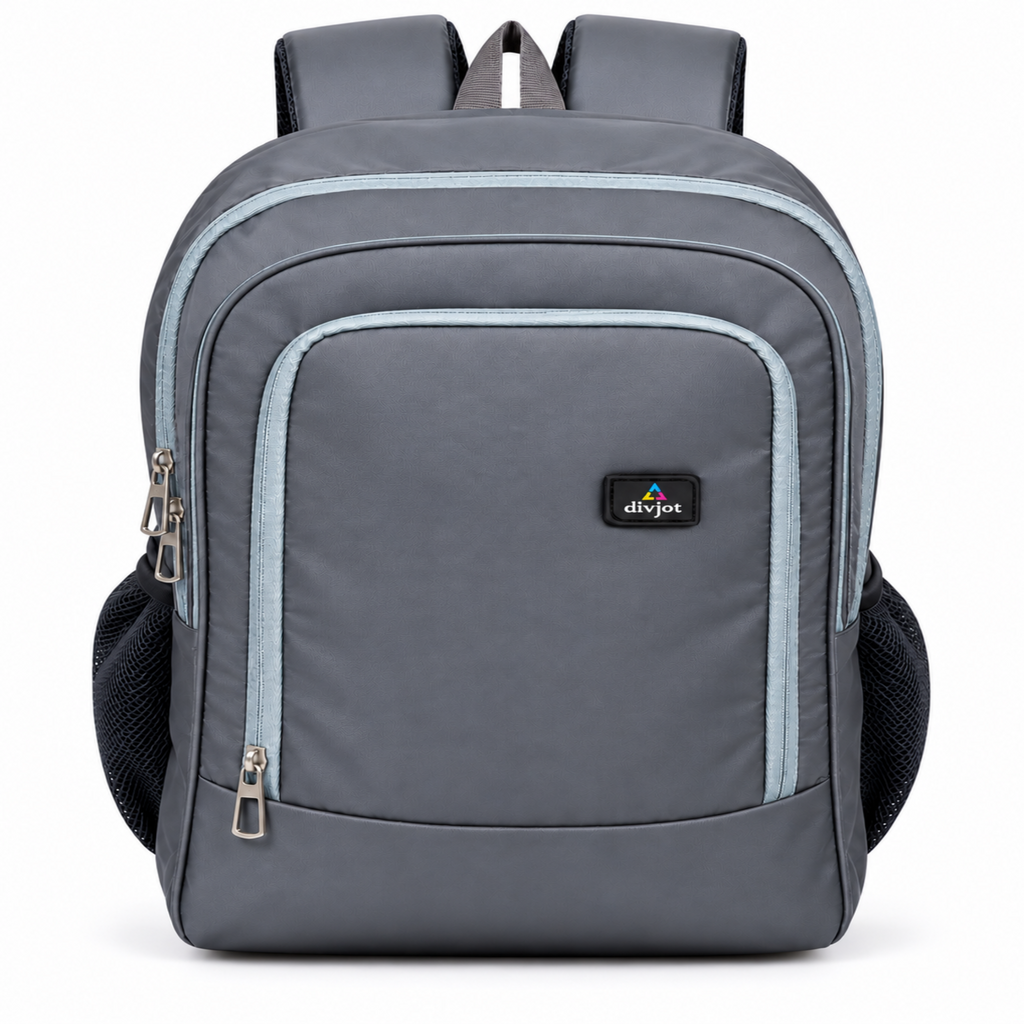 Classic Edge Casual Backpack – Grey