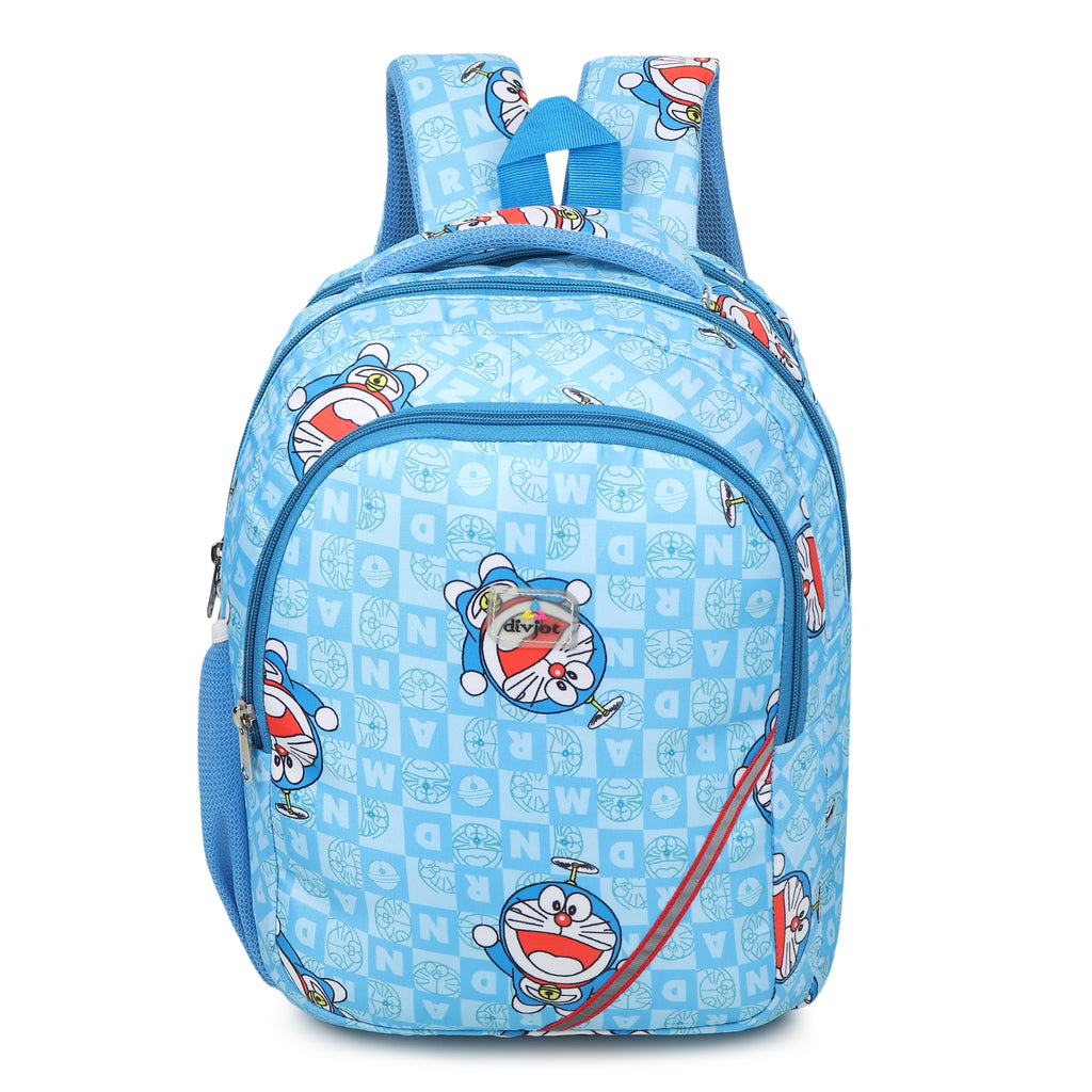 Kids’ AquaPop doreamon Cartoon  School Backpack – Lightweight & Durable (Blue)