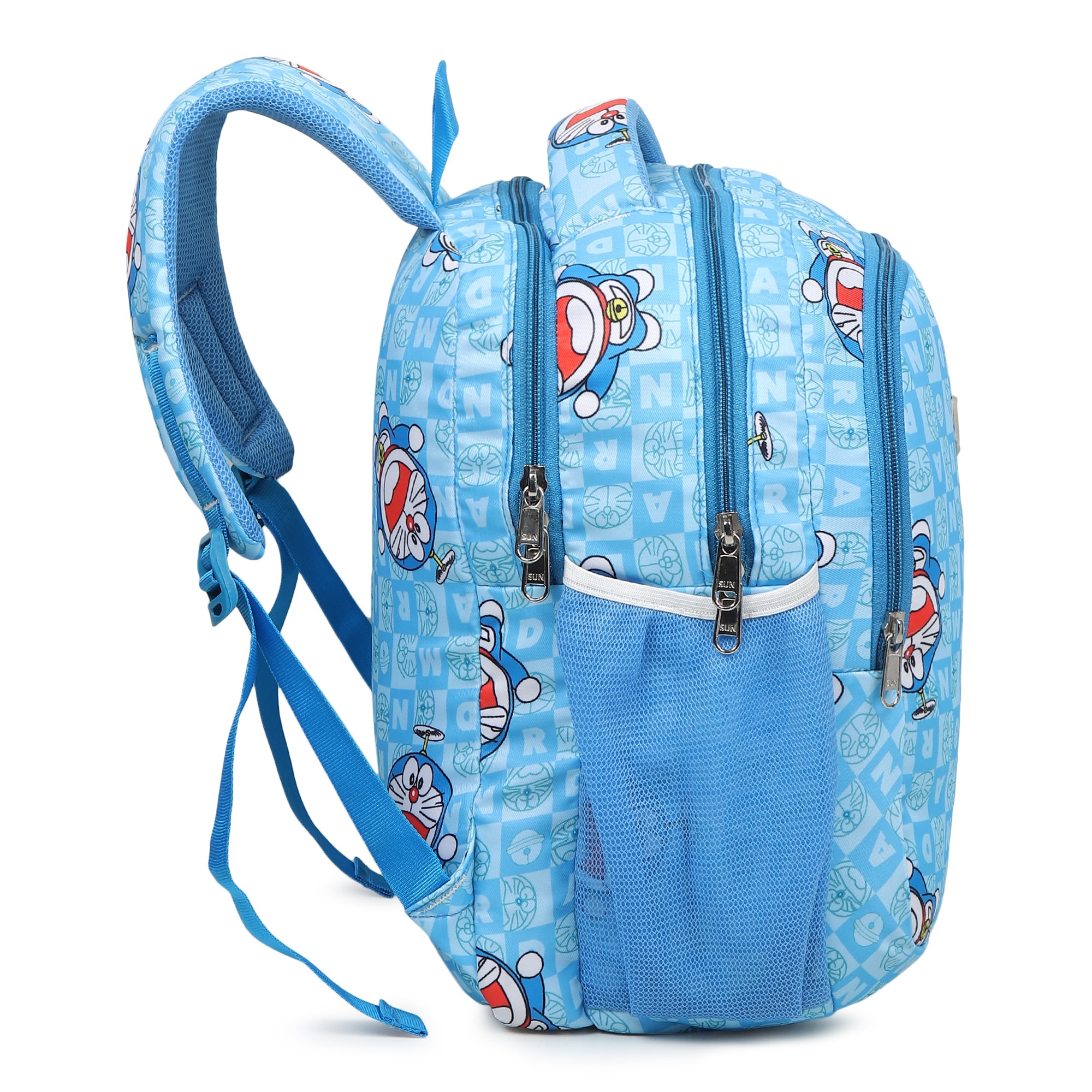 Kids’ Cartoon Printed School Backpack – Lightweight & Durable (Blue)