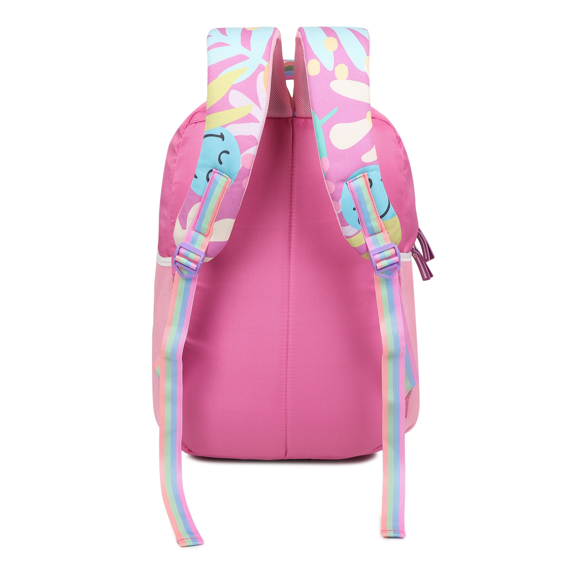 Kids’ Multi-Color Printed School Backpack – Pink