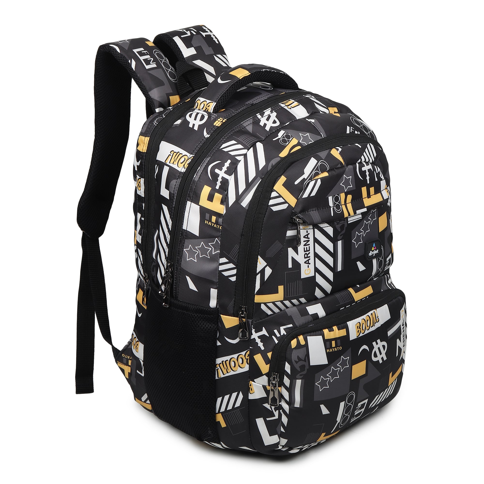 Divjot GraphiX Pro  School Backpack – Large, Durable & Stylish | Multi-Compartment Bag