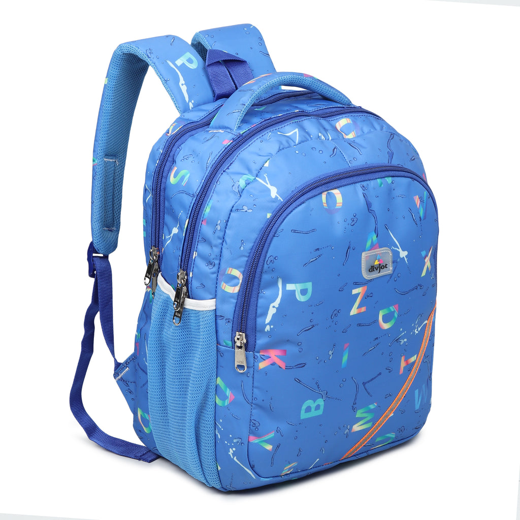 Divjot SmartKid ABC  School Backpack – Blue