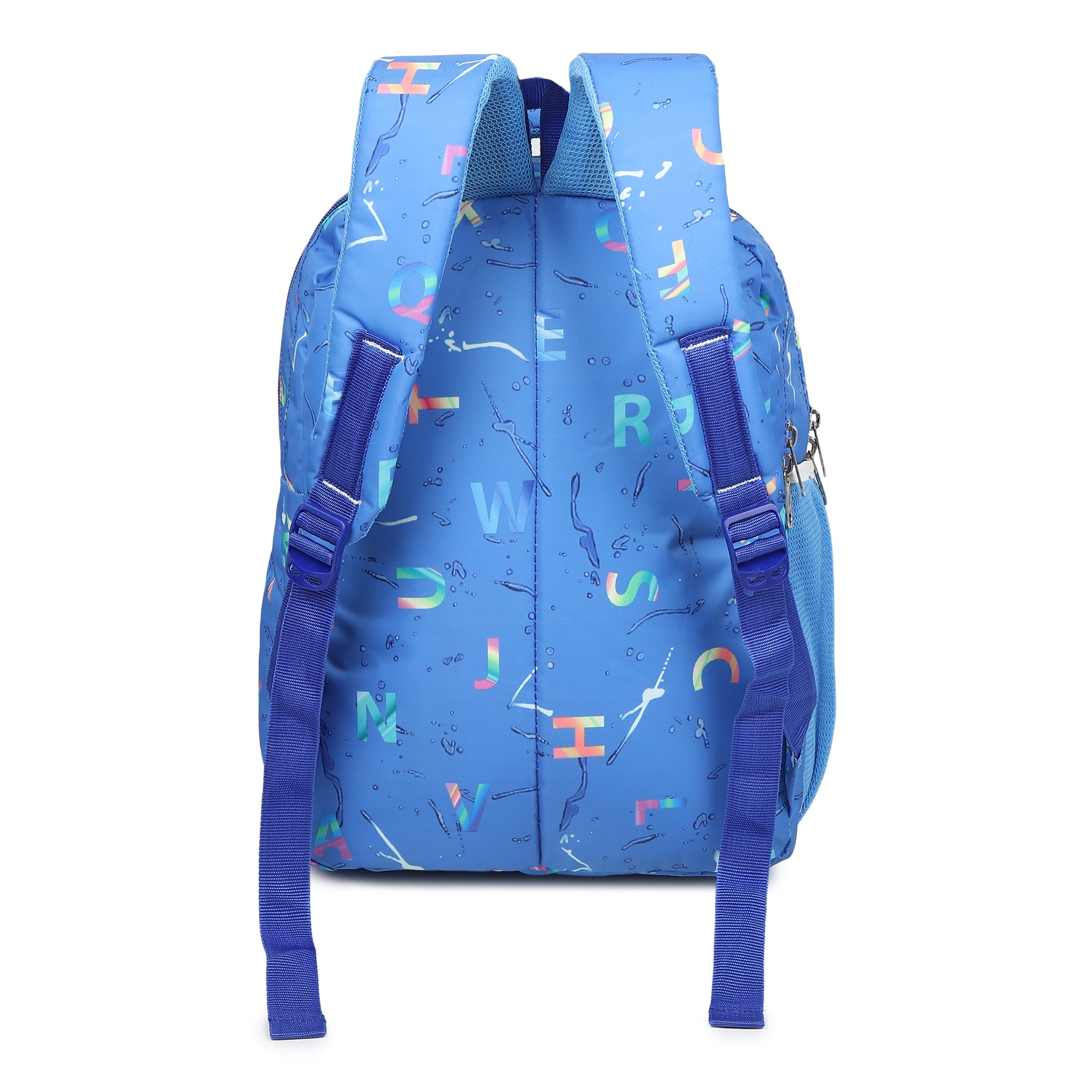 Kids’ Alphabet Printed School Backpack – Blue