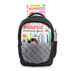 Divjot ShadowWave Graphic School Backpack