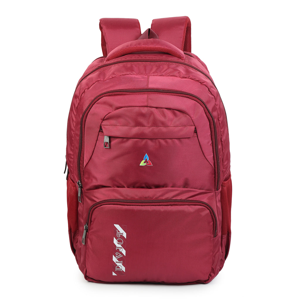 Divjot 🔥 “Crimson Core Pack – Classic Maroon School Backpack”