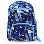 Dynamic Lines Stylish Backpack – Blue