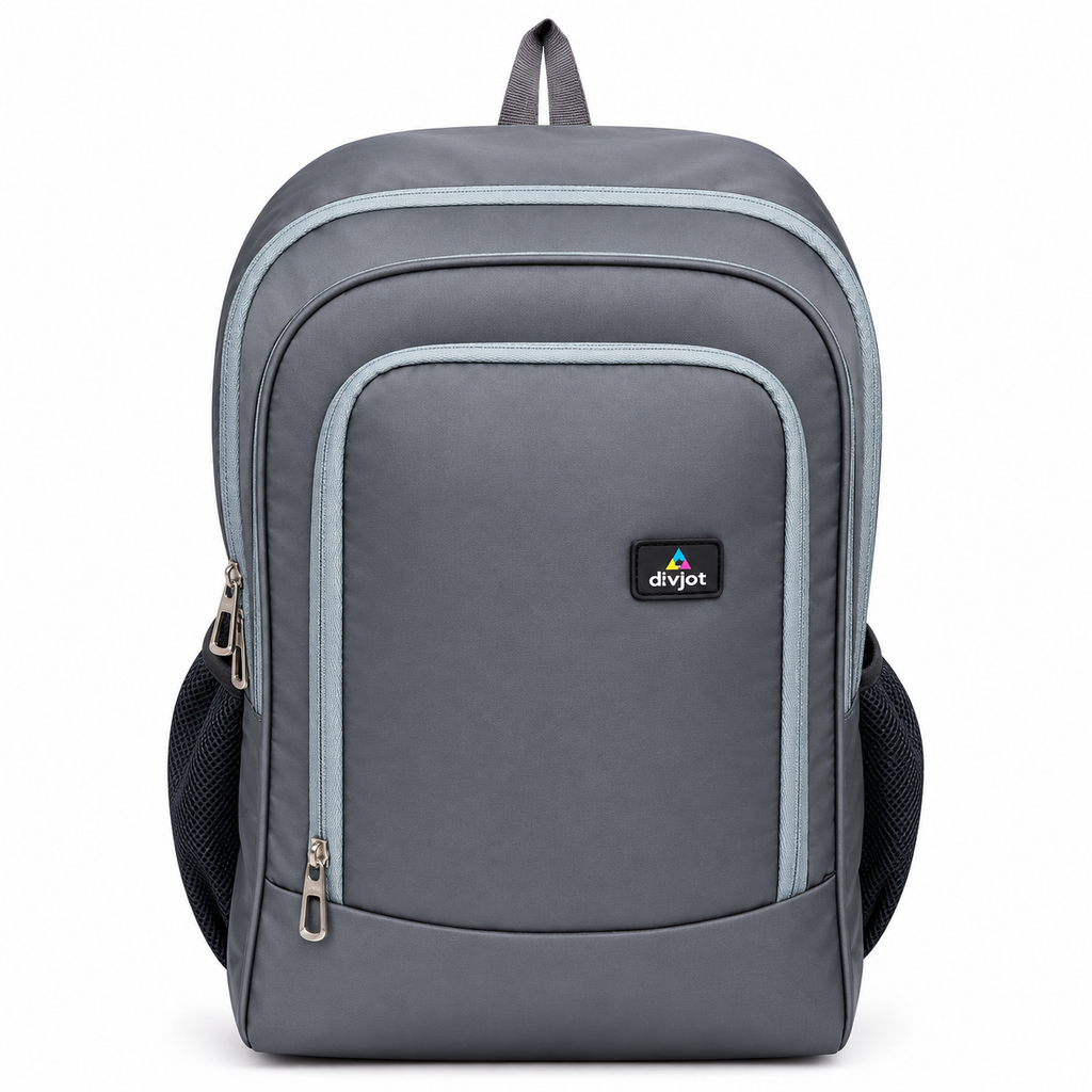 Classic Edge Casual Backpack – Grey