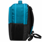 Aero Style Casual School Backpack – Aqua Blue & Black
