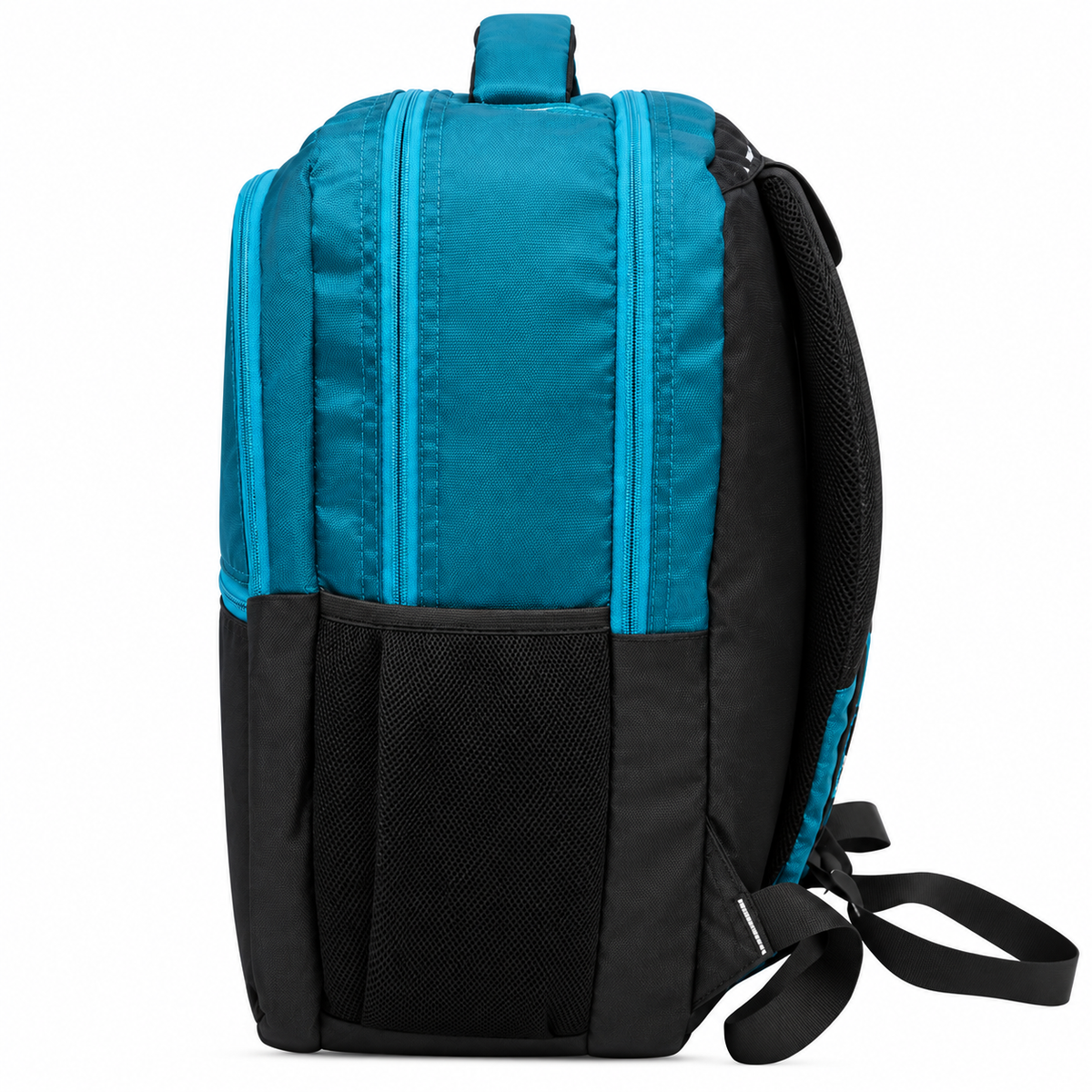 Aero Style Casual School Backpack – Aqua Blue & Black