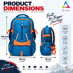 Travel Backpack for Men & Women | Stylish & Spacious Backpack for Trips & Journeys | Pine Green
