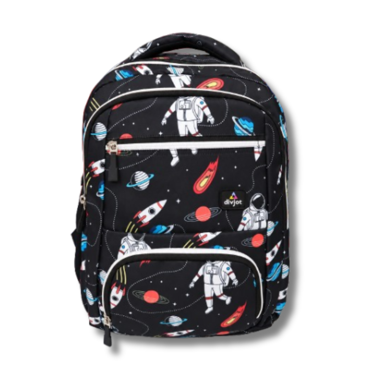 Space Orbit Stylish School Backpack – Black