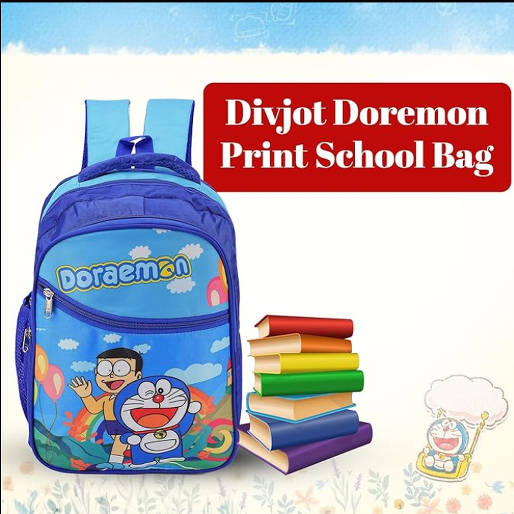 Doraemon Print School Backpack
