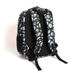 Black Space shutter Print School Backpack with Multi Compartments