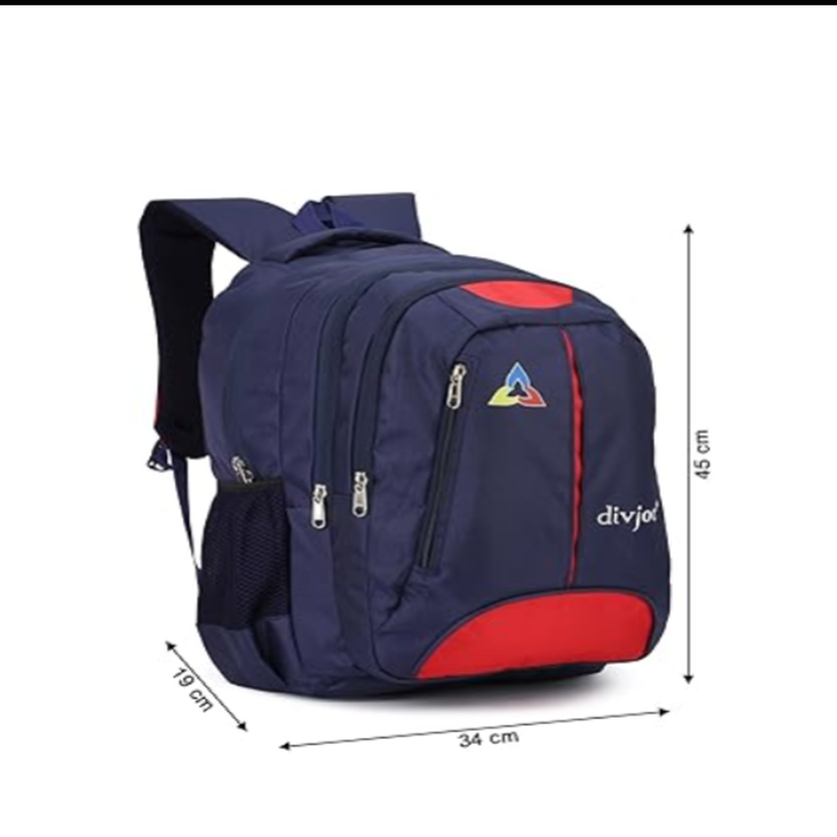 30L Atomic Dx Casual Backpack College & Office Bag Navy Blue & Red