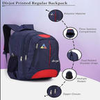 30L Atomic Dx Casual Backpack Navy Blue & Red
