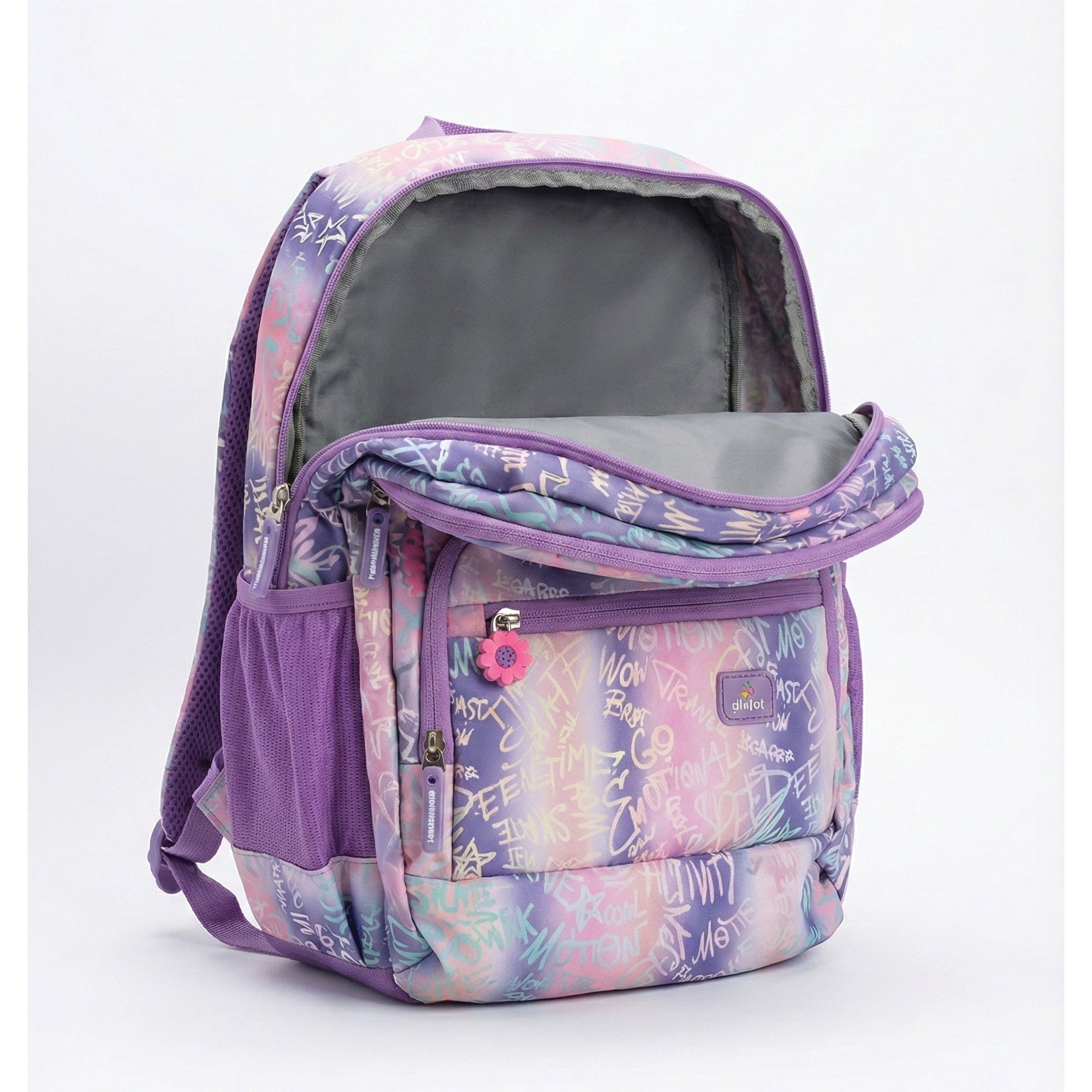 Purple hue Multi-Pocket School Backpack